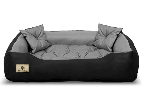 Hundeseng kennel PRESTIGE 145x115 cm vandtæt grå