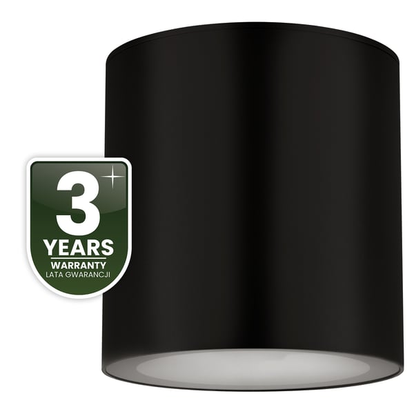 Påbygget rørformet havelampe udendørs GU10 LED IP54 rund 95mm RONDE LUMILED