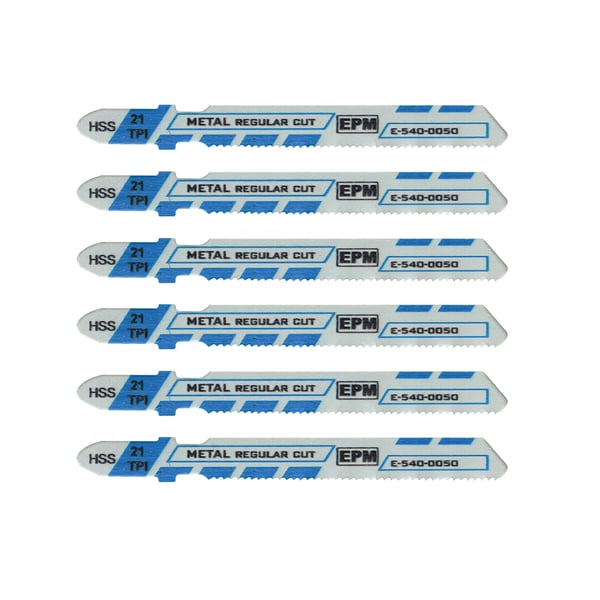PISTOSAHAN TERÄ 51MM 21TPI METALLI T118A 5 KPL - E-540-0050