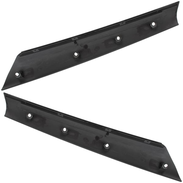 MINI R50 R53 01-06 A-pilarin ulkopeitelista KIILTÄVÄ MUSTA vasen + oikea 2 kpl SARJA