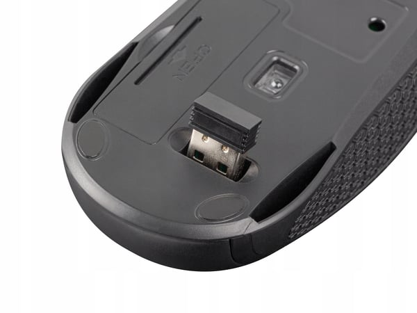 Natec Jay 2 trådløs optisk nano-mus 2,4 GHz 1600 DPI sort