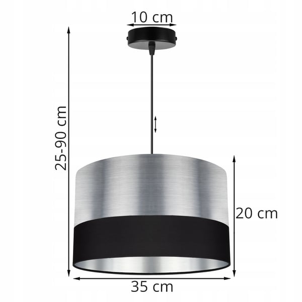 KATTOVALAISIN KROMILLA LED-VARJOSTIMELLA
