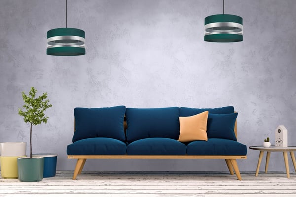 ELEGANT LOFTHÆNGELAMPE, KROM, LED-LAMPESKÆRM