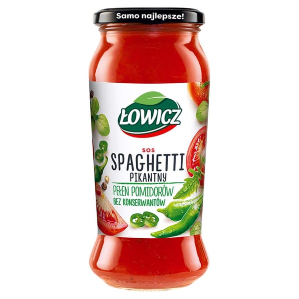 Łowicz Mausteinen spagettikastike 500 g
