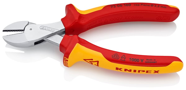 X-CUT-sivuleikkuripihdit 160 mm, suuri vipuvoima - KN 73 06 160