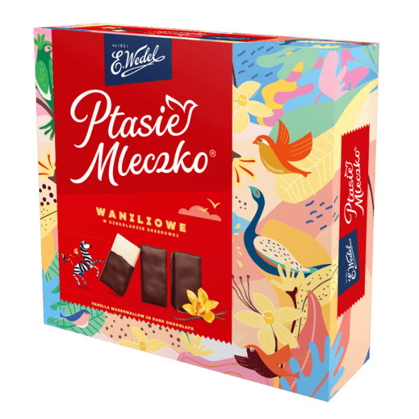 E. Wedel Ptasie vaniljamaito tummassa suklaassa 340 g