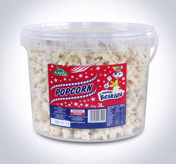 Axpal Popcorn med salt 3l Axpal Popcorn med salt 3l