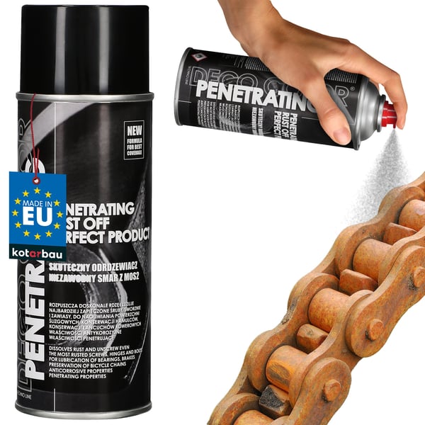 Rustfjernerspray Effektivt smøremiddel Penetrerende olie 400 ml