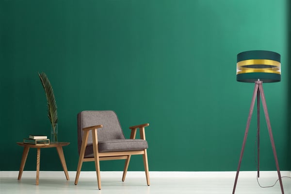 LOFT TRIPOD GULVLAMPE GYLDEN LAMPESKÆRM LED-UDVALG