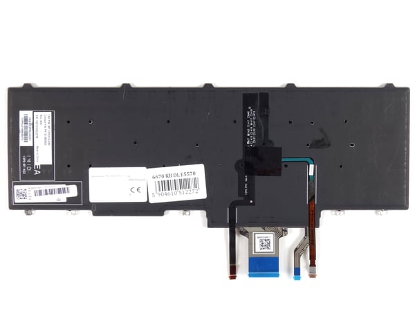 DELL E5550 E5570 E5580 tastatur med LED-bagbelysning