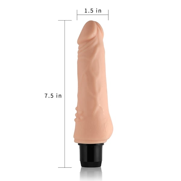 Lovetoy Extreme Feel Cyberskin 7,5 tuumaiset värinävyttimet