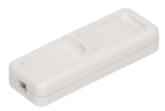 LIUKUKATKAISIN 1-NAPAINEN 2,5A/250V VALKOINEN - E+10-026