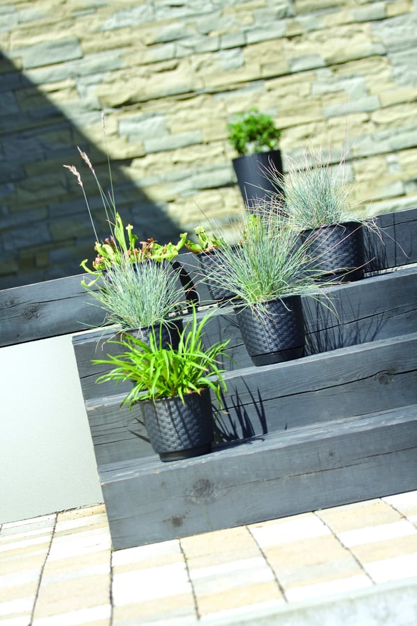 RATOLLA DRLO300 rund blomkruka med fat | Umbra