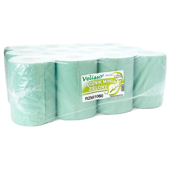 Mini 1w grön handduk, 12-pack RZMI1060