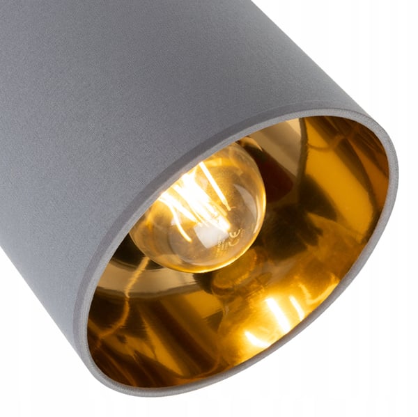 Lofthængende lampe med gylden LED-loftlampe