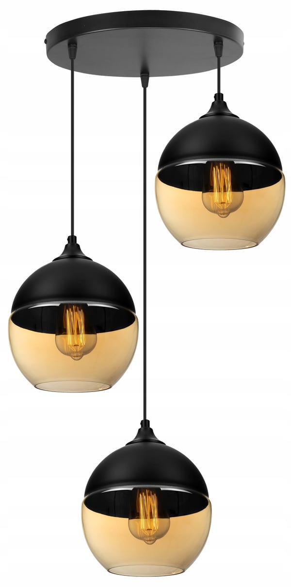 HÆNGENDE LOFTSLAMPE, GLASPLAFON, LED-LAMPE