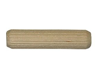 Rillede træstifter 6*30mm/100 stk - HS 044460