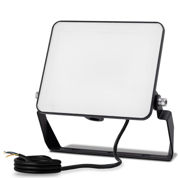 AZZLER 20W 2400lm 4000K IP65 halogenin ulkovalaisin musta LUMILED