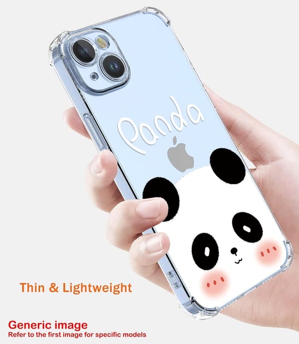 Etui til Xiaomi 13 Pro med gennemsigtig pandabjørn