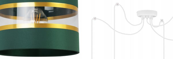 Loftshængende lampe lysekrone lampeskærm moderne