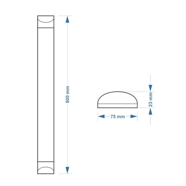 Loftlampe 220-240V 18W 4000K 1500LM 60CM - E+29-OPRP468