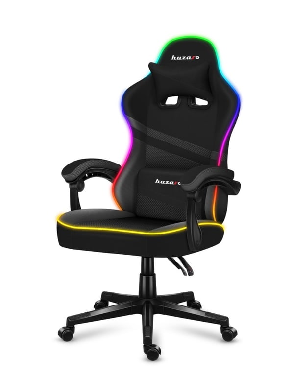 Huzaro Force 4.4 RGB musta verkkopelituoli