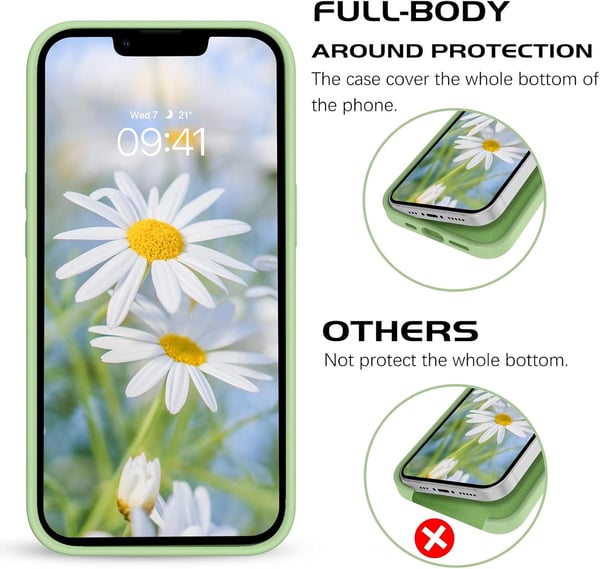 Apple iPhone 14-skal, mintgrön, pastell