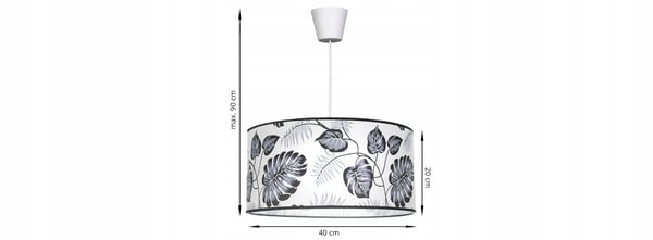 Loftshængende lampe lysekrone lampeskærm moderne