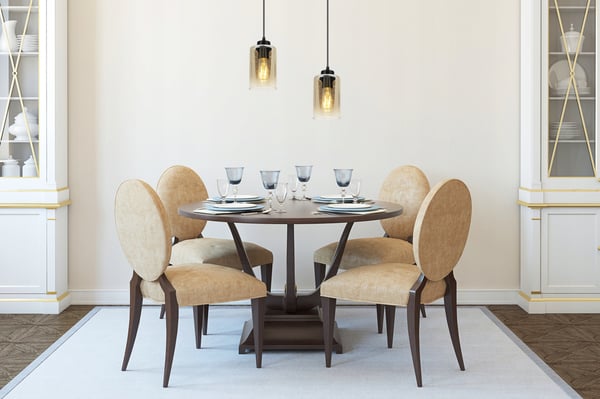 Loftlampe, hængende lysekrone, loftslampe, elegant glaslampe, grafit