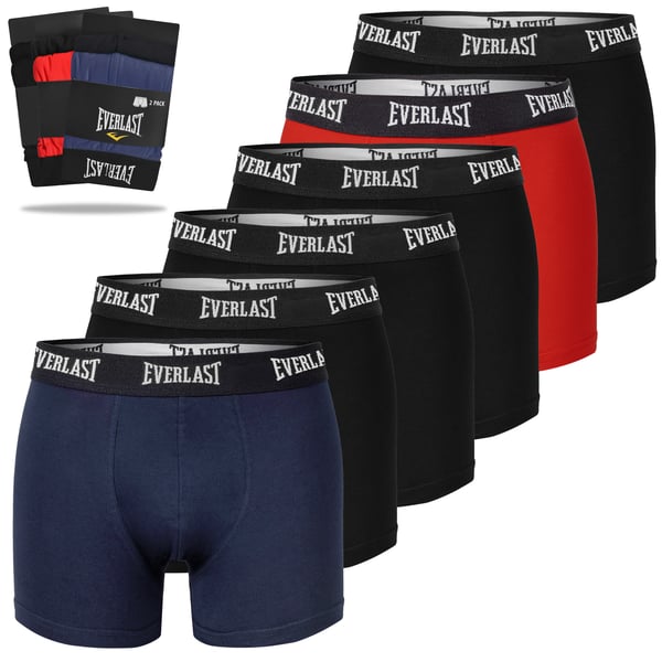 Everlast miesten puuvillaiset bokserit BM403 6 kpl koko L