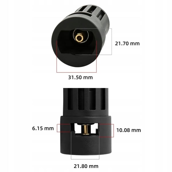 Adapteri / sovitin painepesurille M22*1.5 14mm Kärcher K-bajonettiin