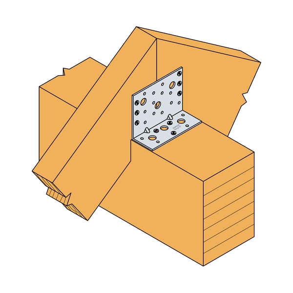 AE76 kulmaliitin 90x48x76x3mm