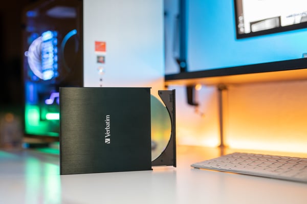 Verbatim extern CD/DVD RW-brännare USB-C 3.2 Slim