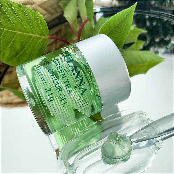 Pulanna Green Tea Eye Cream - Fugter, Beroliger - Til daglig pleje - 21 ml