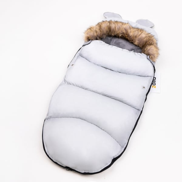 Babysovepose til klapvogn, kælk, gondol, vinter, varm pels