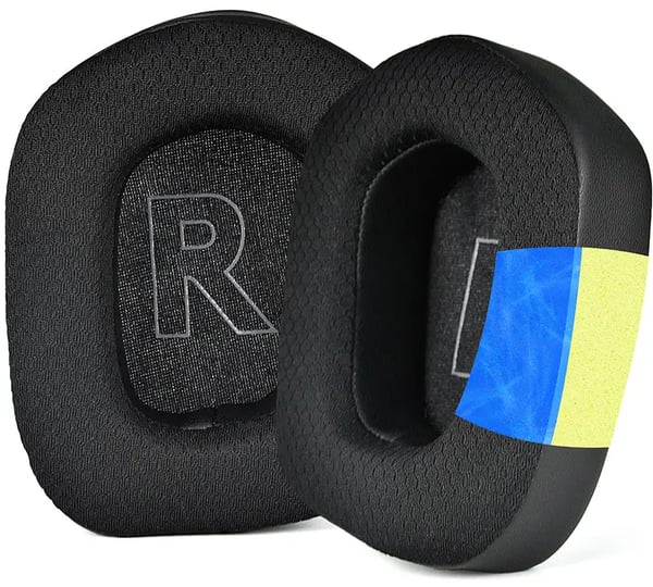 Öronkuddar Svamppads för Logitech G733 G335 G535 Gelfyllning Svart