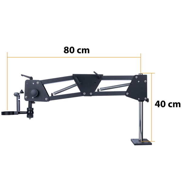 Bordmonteret arm til stereoskopisk mikroskop 80 cm WDMS2