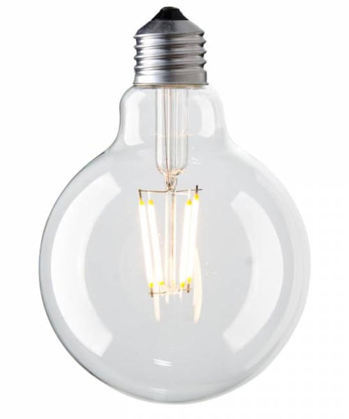 Dekorativ LED-pære E27 4000K glødetråd 4W G80