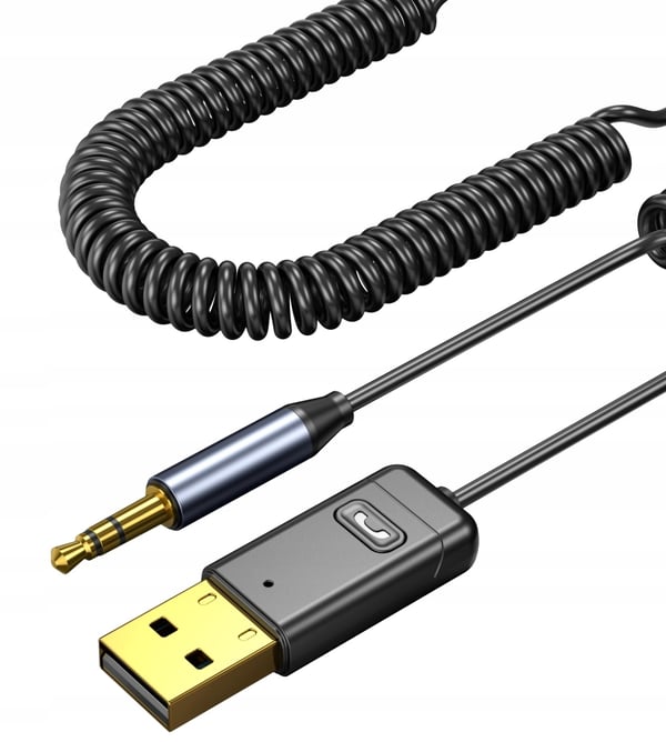 Bluetooth 5.0 -äänivastaanotinsovitin USB AUX -laitteeseen