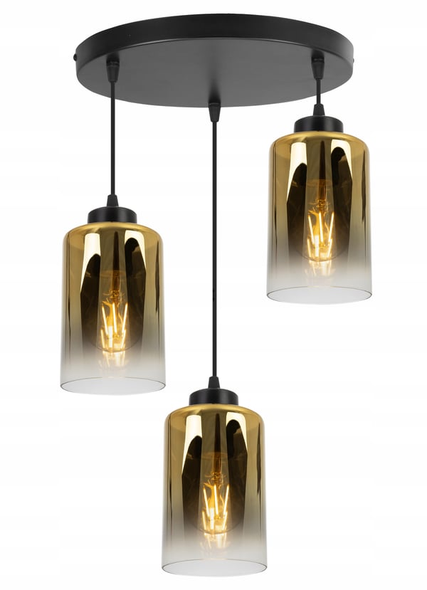 MODERNE ELEGANT HÆNGELAMPE MED GLASSKÆRM