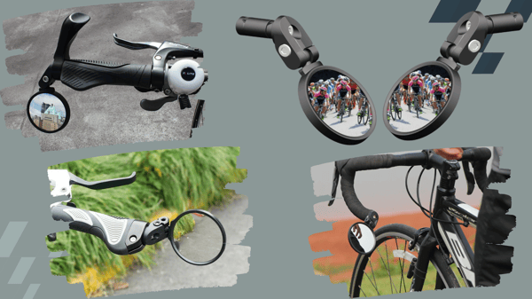 Mini 360 cykelspegel för styre