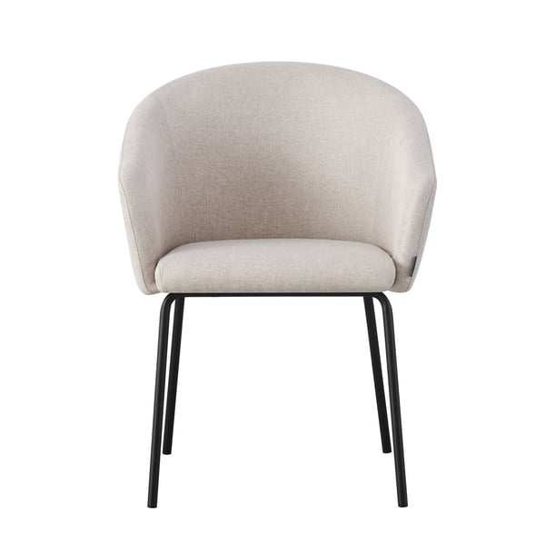Nuvio klädd fåtölj, beige tyg