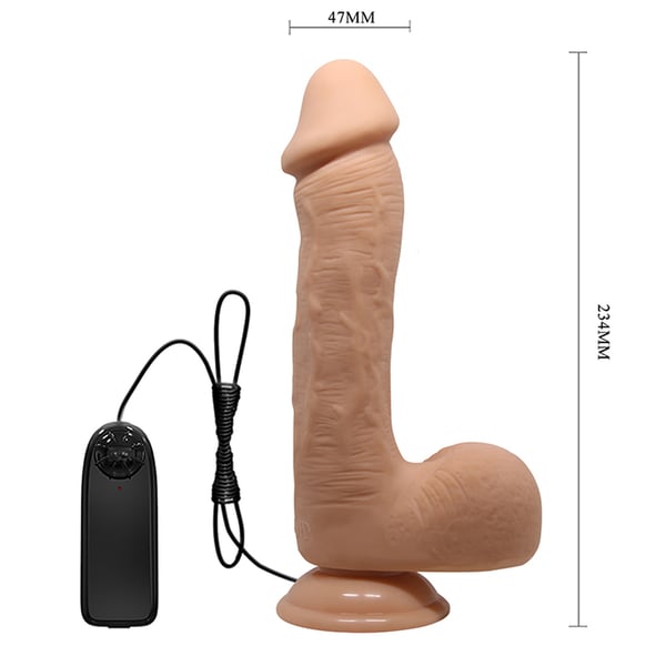 Lybaile dildo smuk elsker smuk johnson 9,2" med vibration