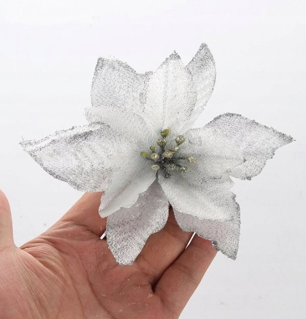 Betlehems stjärna till julgransblommor 6 st