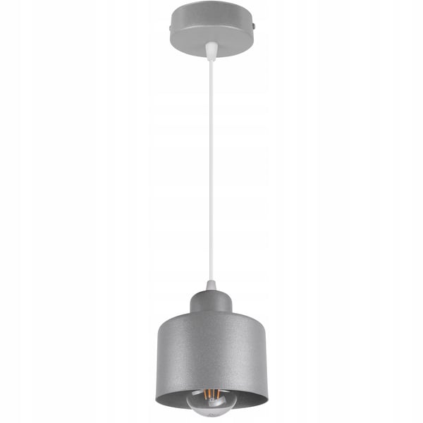 LED-lofthængende lampe i metal med lysekrone