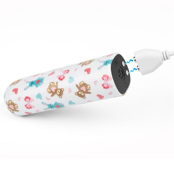 Lovetoy mini-vibraattori karhuhierontalaitteella