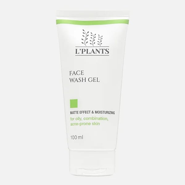 L'PLANTS ansigtsrensende gel til fedtet, kombineret og akne-udsat hud