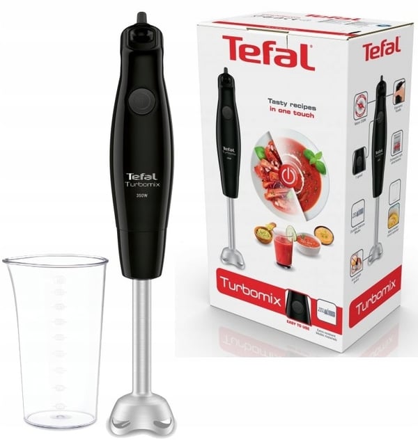 Tefal Turbomix HB121838 sekoitinvarras musta 350W, 2 terää