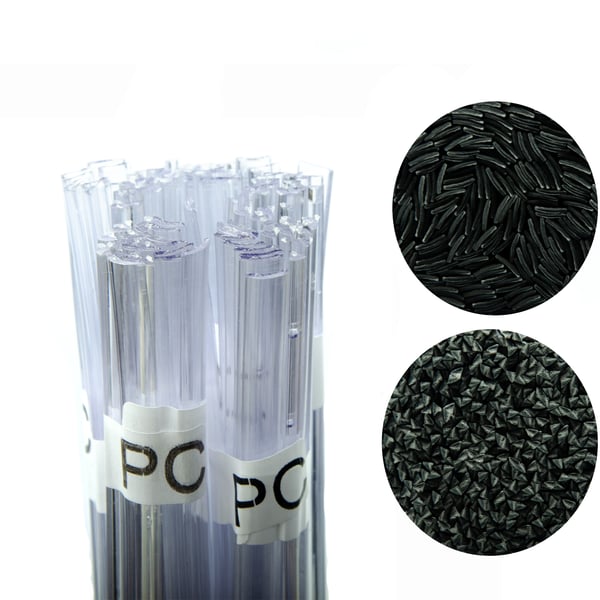 PC Transparent plastik svejsebind 100g