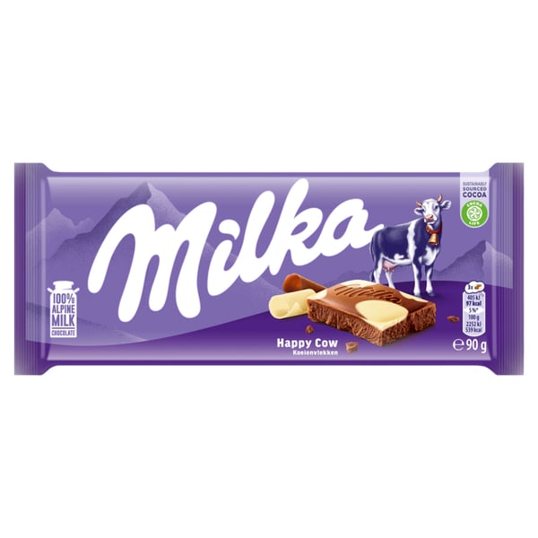 Milka Happy Cow -maitosuklaa 90 g